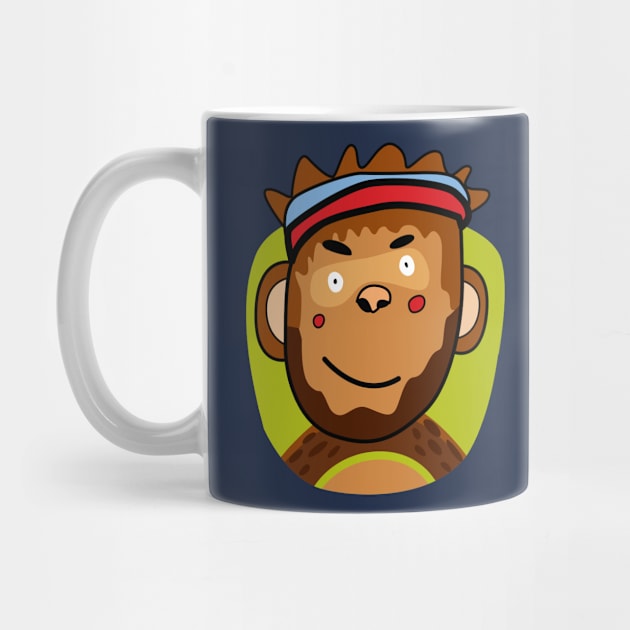 Monkey hippy by Olga_kart